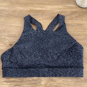 Lululemon Black Spotted Sports Bra